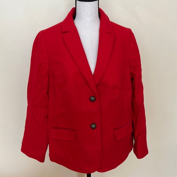 NWT Stunning Red Talbots Blazer - Picture 1 of 7